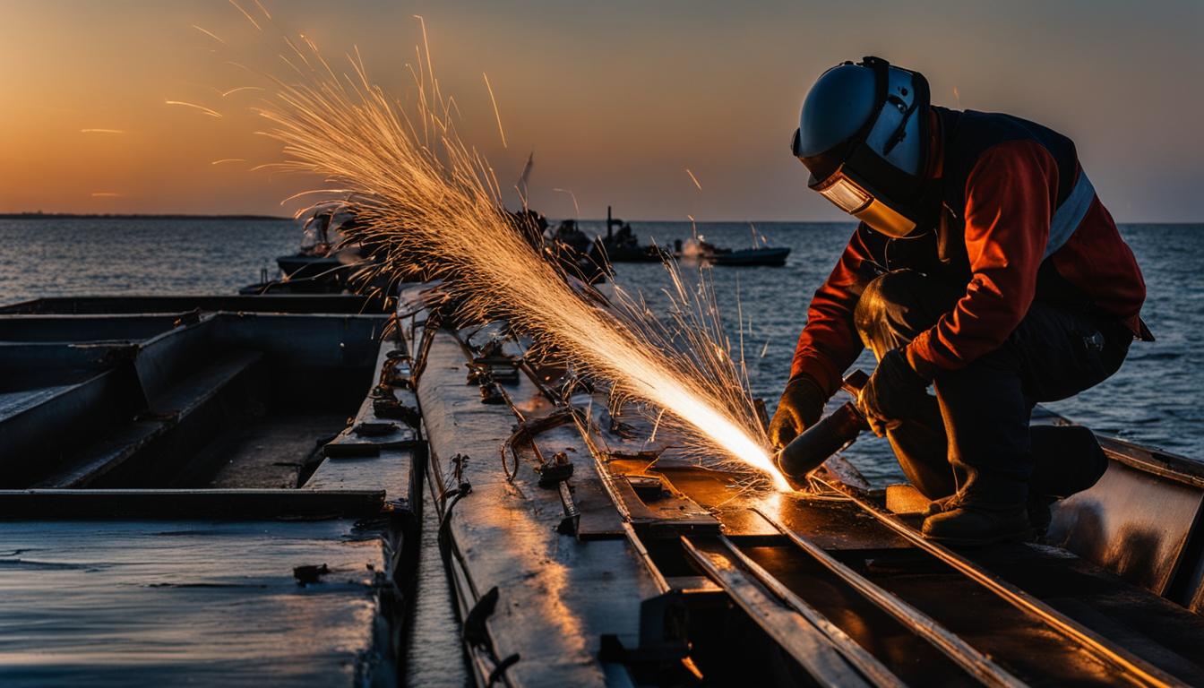 Marine and stainless steel welding project